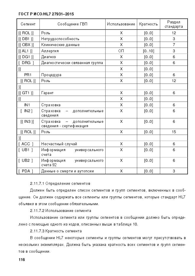 ГОСТ Р ИСО/HL 7 27931-2015, страница 123